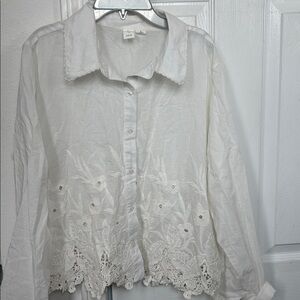 JOIE Button Up Top